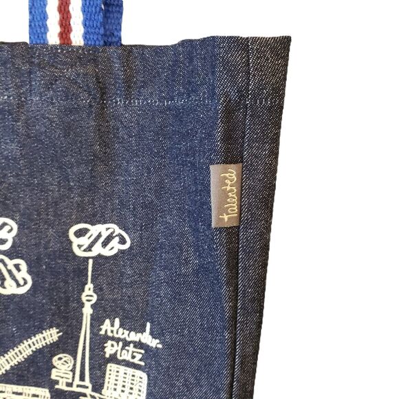 Berlin Germany Julia Gash Tote Bag Fabric Book Talented British Blue Souvenir - Picture 3 of 7